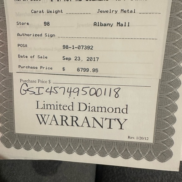 Diamond Ring 1 1/4k Diamond, Pink Sapphires white gold - Picture 17 of 17